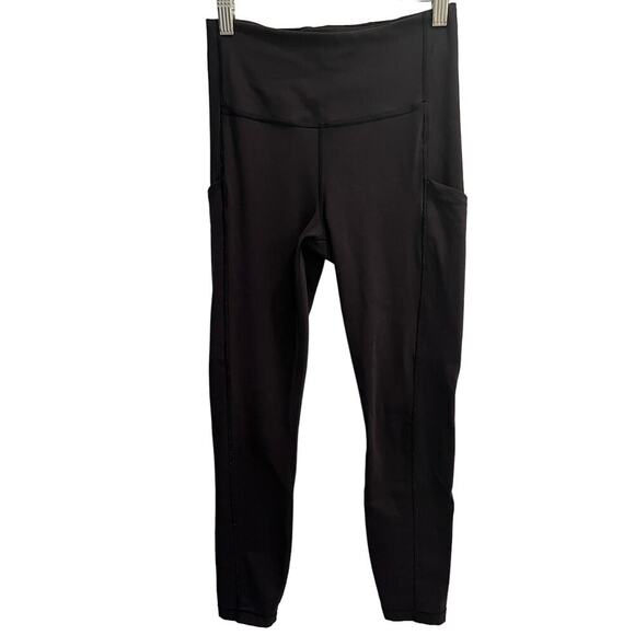 Athleta Size XS Extra Small Black Leggings Cropped - Picture 1 of 4